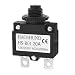 uxcell Black Air Compressor Circuit Breaker Overload Protector 20A AC125/250V