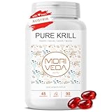 Capsules d'huile de krill - 1000mg d'huile de krill PURE pendant 45 jours - avec astaxanth...