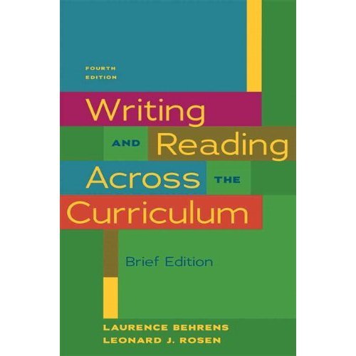 Writing & Reading Across the Curriculum, Brief Edition 4th Edition