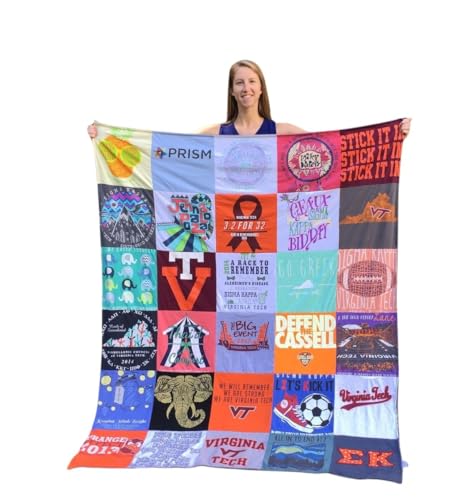 Project Repat Custom T-Shirt Quilt Gift Card | Keep Memories Alive and Gift for Graduation, Birthday, Father's or Mother's Day or Any Special Occasion