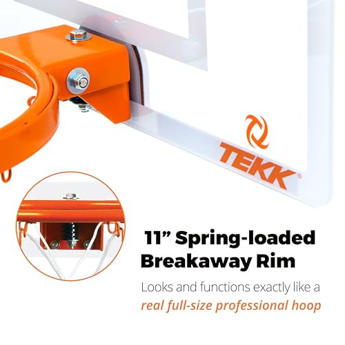 image for Tekk - Monster Jam Mini Basketball Hoop Indoor Set Play - Heavy-Duty S