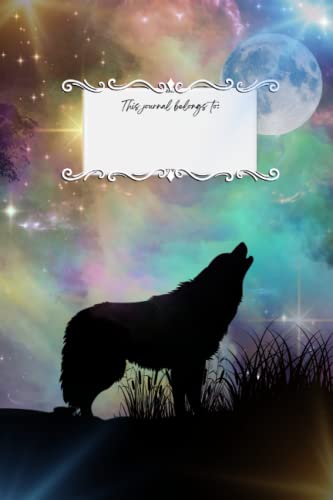 Wolf Galaxy Sky Carnet : un cadeau original pour amateurs de loups et d'espace