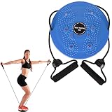 Tabla de torsión para susurro de cintura, ejercicios de giro para susurro de cintura, tablas de giro con cordón y suela de pie de masaje, tablas de giro para ejercicio aeróbico y tonificación, moldear