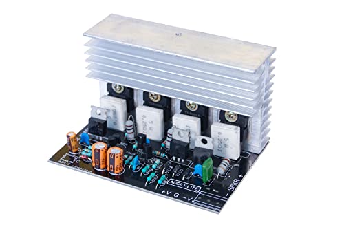 Image of AUDIO LITE 150W Mono Amplifier Board Using 2 Pair of 2SC5198+2SA1941 as Main Output TRANSISTORS. (Complete C-3)