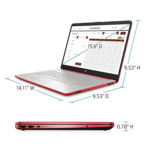 Newest 2020 Hp Pavilion 15.6 Intel Pentium Silver N5000 4Gb 128Gb Ssd Windows 10 Laptop Red (Renewed) #TOP5