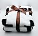 CHICIEVE Baby Blanket Black and White Swiss Cross Toddler Blanket Boy Girl Unisex