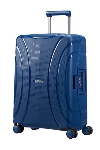 American Tourister Lock'N'Roll Spinner, 55 cm, 37 L, Blu (Nocturne Blue)