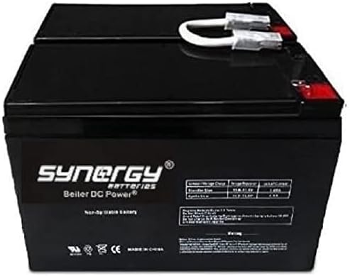 Miniatura 1 de Compatible APC Back-UPS XS1300VA BX1300LCD - Baterías de repuesto recargables de alto rendimiento (2) baterías de 12V 9.0ah Beiter DC Power