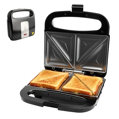 EXTRASTAR Sandwichmaker, 750W Sandwichtoaster, Antihaft-Beschichtung, Aufwärm-Anzeige, Cool Touch Gehäuse, Ideal für Sandwiches, Pancakes, Omeletts & Steaks EXTRASTAR Sandwichmaker, 750W Sandwichtoaster, Antihaft-Beschichtung, Aufwärm-Anzeige, Cool Touch Gehäuse, Ideal für Sandwiches, Pancakes, Omeletts & Steaks