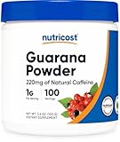 Nutricost Guarana Extract Powder 100 Grams Per Bottle, 220mg of Natural Caffeine...