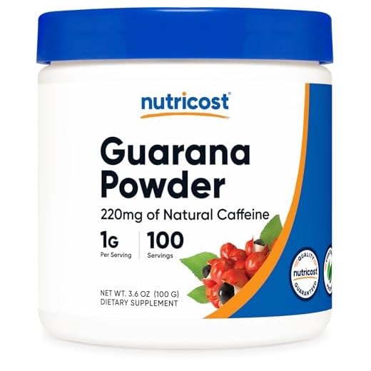 Nutricost Guarana Powder 100 Grams - Natural Herbal Brazilian Caffeine Energizer Supplement