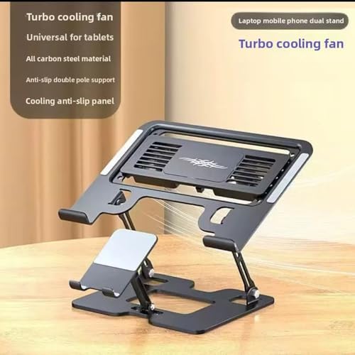 Soporte refrigerante ajustable para laptop 2 en 1 miniatura 5