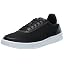 Black Knit/Leather/White