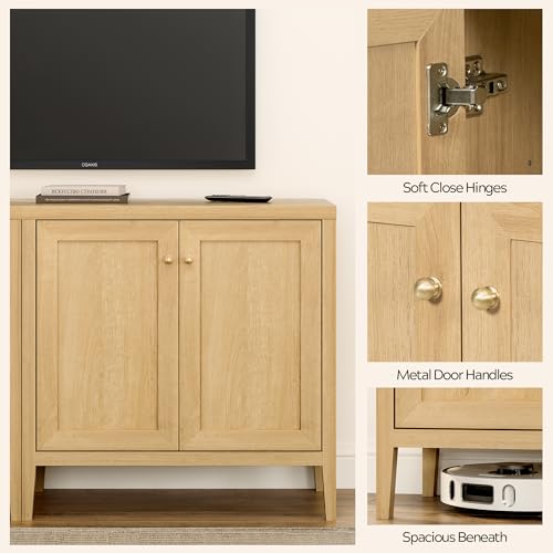 Sideboardbuffetcabinetwithadjusableshelvesfarmhousestoragecabinetcredenzaaccentcabinetkitchencoffeebarconsolecabinetforlivingdiningroomnaturaloak Urban Country Home Decor Sideboard buffet cabinet with adjusable shelves farmhouse storage cabinet credenza accent cabinet kitchen coffee bar console cabinet for living dining room natural oak urban country home decor