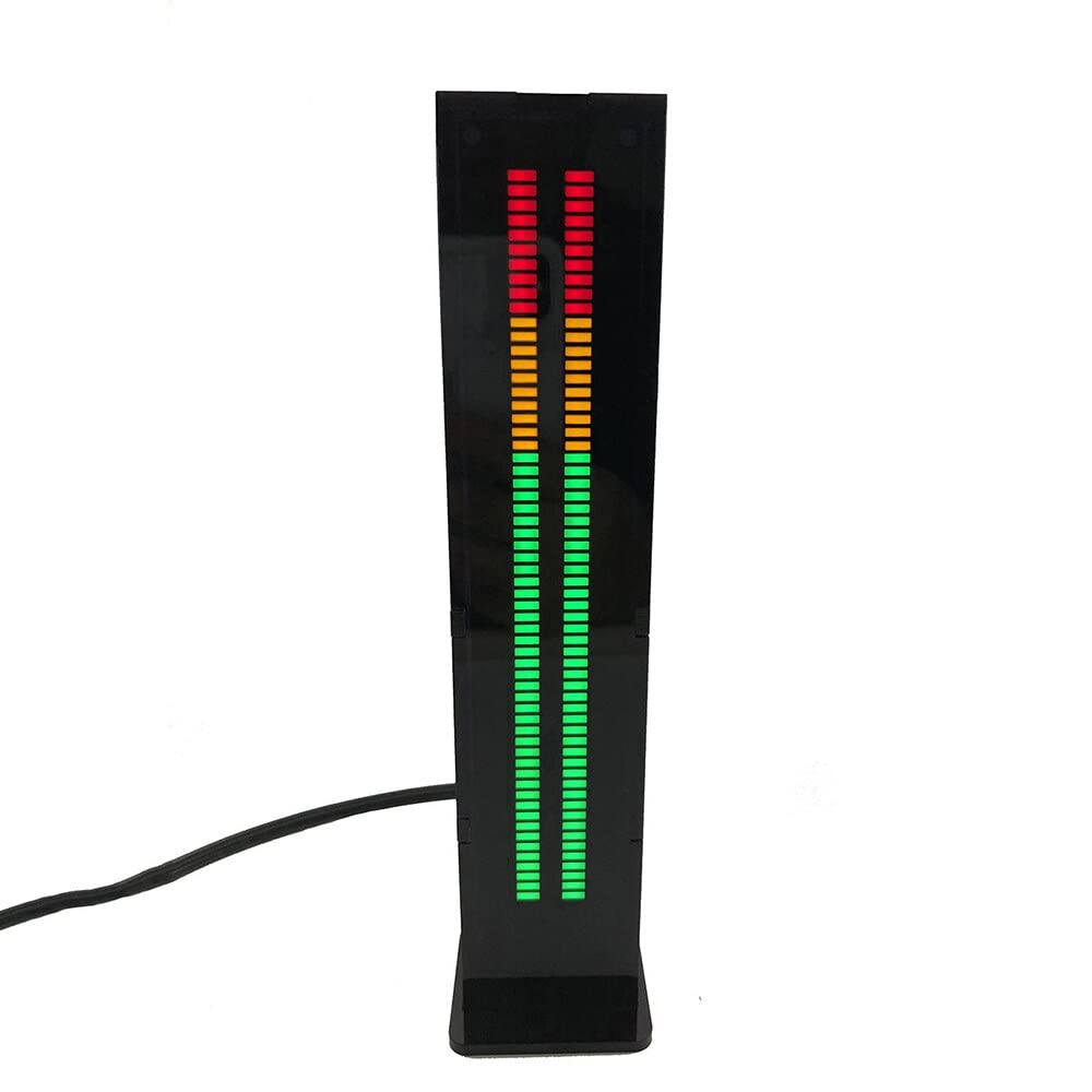 DIY Dual Channel 60 Segment Binaural Music Spectrum VU Meter Kit Music Display Single Chip Electronic Production Music Dpectrum Thythm Light Automobile AS60