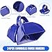 Acrux7 24 Pack Small Cowbells for Sporting Events, 3 Inch Blue Metal Cow Bells Noise Makers, Loud Cowbell Bulk Hand Percussion for Football Games, Cheering, Celebrations, Weddings