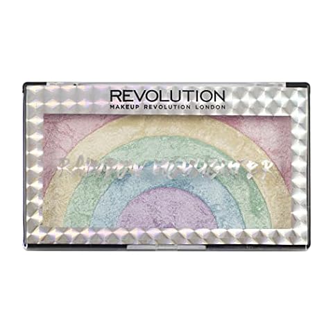 Makeup Revolution Rainbow Highlighting Powder in Yellow Cover