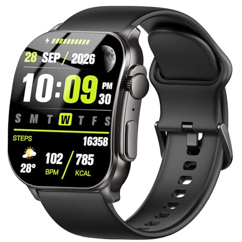 Smart Watch, 2.01' AMOLED Curved Touchscreen Fitness Watch...