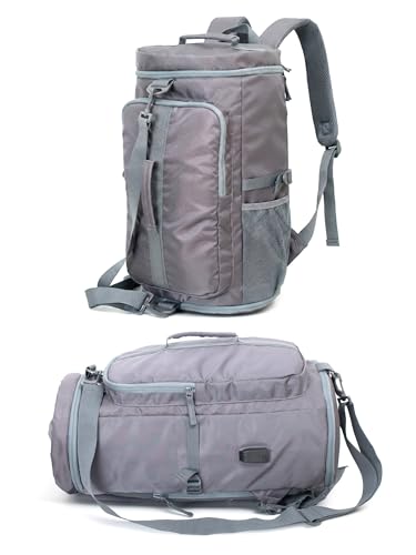 Image of Hexagon Laptop Backpack for Men Laptop Bag 15.6 inch 2-in-1 Rucksack & Duffle Bag with Shoe Compartment Versatile Travel Backpack for Gym, Work, and Weekends Bags for Men 45L