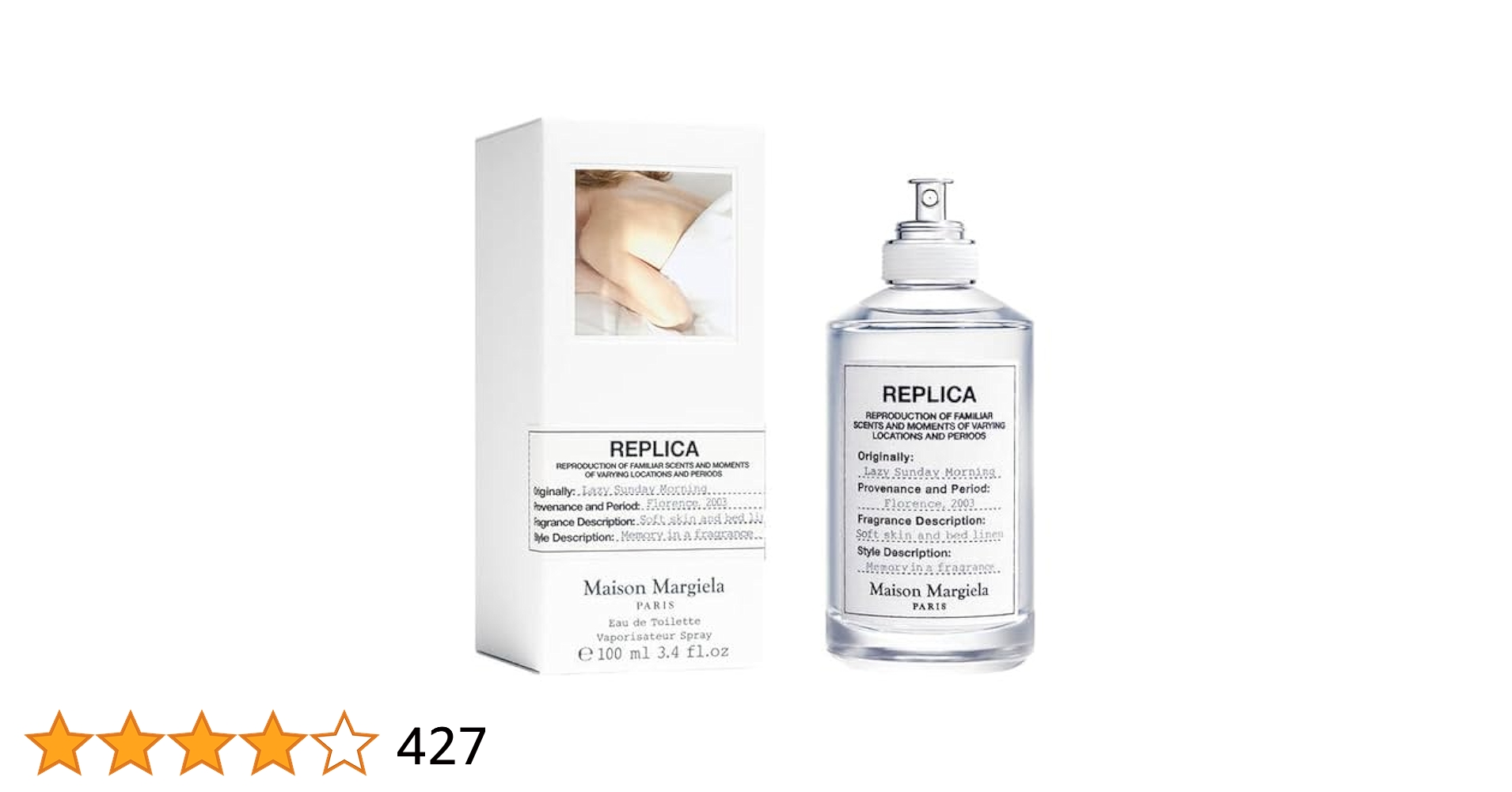 REPLICA Lazy Sunday Morning 香水 100ml Amazon.com : Maison Margiela - Replica - Lazy Sunday Morning