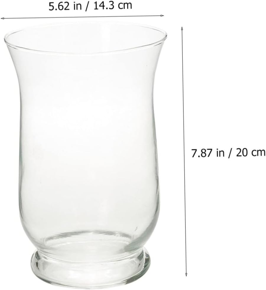 Delicate Transparent Glass Candleholder Decorative Candlestick for Home Decor Unique Artistic Design for Weddings Parties and Room Accents