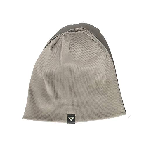 Gorro Beanie Brohood Canelado Cinza Areia