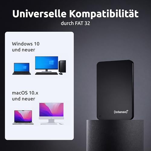 Image of Intenso 1TB Intenso USB3.0 Memory Case 2.5-inch Slim Portable Hard Drive