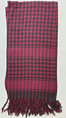 Houndstooth Keffiyeh Shemagh Military Scarf Bandana Head Wrap Tactical Gear for Men and Women Neck Gaiter2
