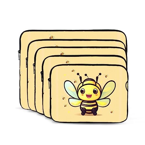 Yellow Bee Laptop Sleeve Case 15 Inch Suitable For Notebook Computer Tablet Traveling Carrying Simple Case2