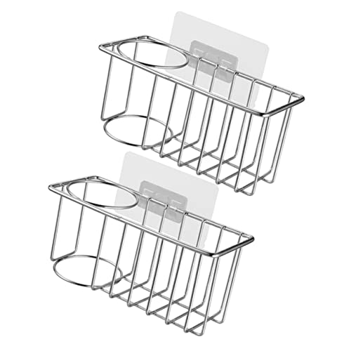 Ciieeo Cesta Almacenamiento Fregadero Guarda Estropajos Organizador Platos Secaplatos Soporte Esponja