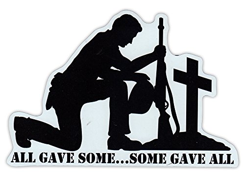 Magnetic Bumper Sticker - Honor The Fallen, Live Free Or Die - Military, Pow Mia - 6.5" X 4.5" #TOP5