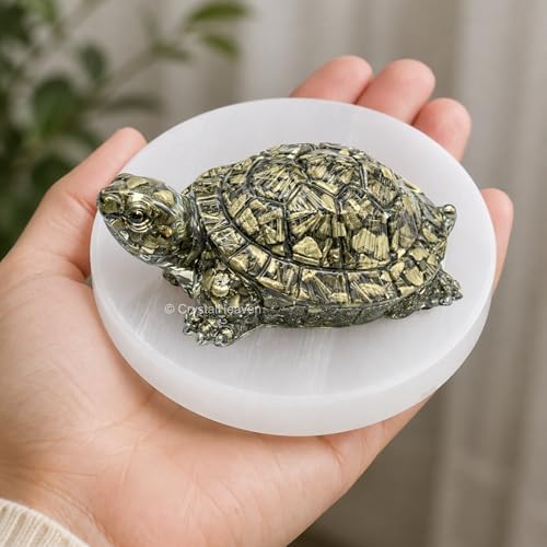 Image of Pyrite Tortoise Original Certified, Pyrite Turtle Energy Symbol
