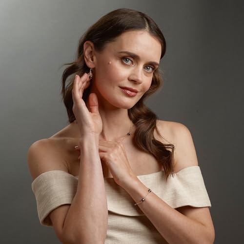 Japanese 6mm Black Akoya Cultured Pearl Minimalist Bracelet Jewelry Sterling Silver Link Bracelet with Certification Gift Box3