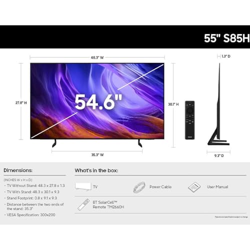 Image of Samsung QN55S85H 55 inch Class 4K OLED Smart TV