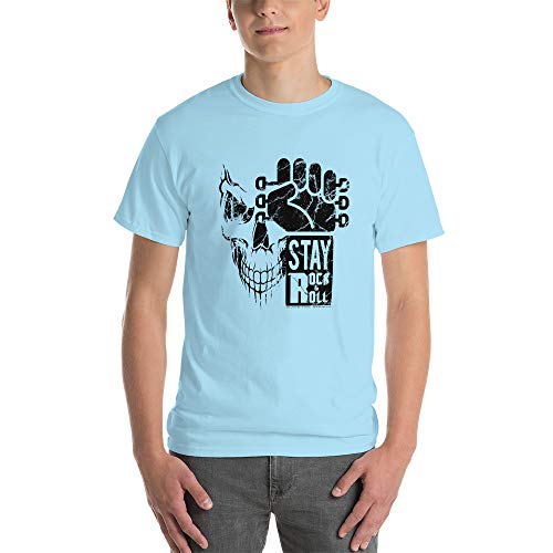 T-shirt rock and roll anti-déformation en coton respirant homme