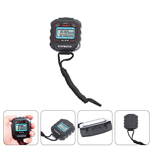 BESPORTBLE Cronômetro digital cronômetro grande visor impermeável resistente à poeira cronômetro tem