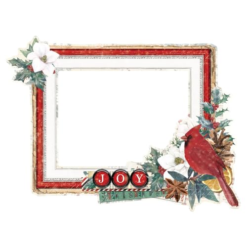 Chipboard Frames 'Tis The Season cadres scrapbooking pour customiser vos cadeaux