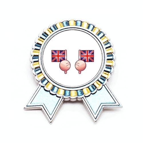 Broche drapeau de la Grande-Bretagne accessoire UK idéal pour célébrations et voyages