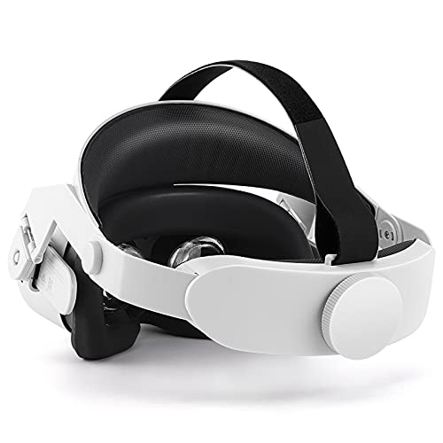 Halo Strap Compatible for Oculus Quest 2, Replacement for Oculus Quest 2 Elite Strap, Adjustable Head Strap Headband, Enhanced Support and Reduce Pressure Halo Strap Compatible for Oculus Quest 2, Replacement for Oculus Quest 2 Elite Strap, Adjustable Head Strap Headband, Enhanced Support and Reduce Pressure