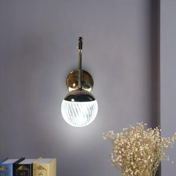 Image of Golden Luxury Modern Creative Three Color Led Wall Lamp for Living Room Bedroom Etc Home Decoration. (Pack of 1)