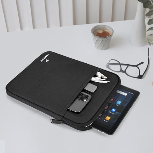 Tabelito Tablet Sleeve Bag Water-Resistant Case Cover Fits Upto 11.6 inch Tablets for Samsung/Lenovo/Galaxy Tab A9 Plus/S8/S9/Realme Pad/Honor Pad X9/Xiaomi Mi pad 6/Redmi Pad/Oneplus Pad(Black)