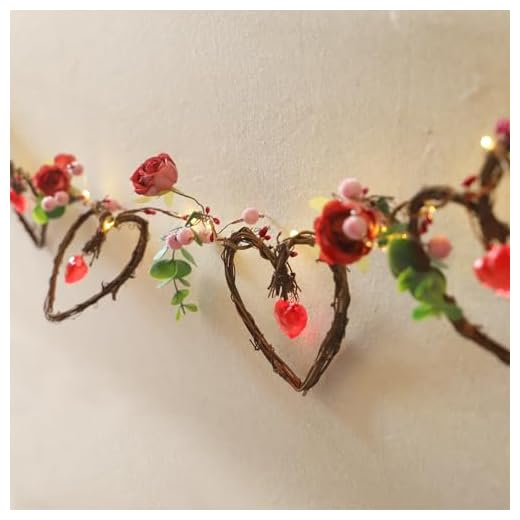 MIYA LIFE Heart-Shaped Fairy String Lights