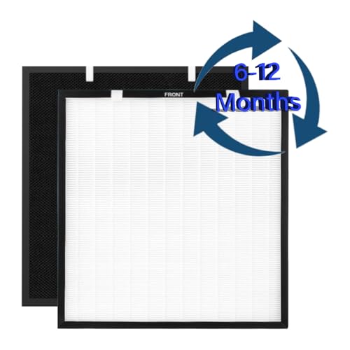 2 Set 1550 Replacement Filter for Life Cell Air Purifier, 2 Pack H13 True HEPA with Activated Carbon + 4 Pack Pre-Filter, FITS 1550 Model ONLY by BLUTENET - Image 6