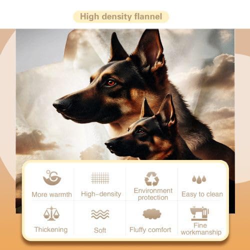 Couverture Polaire 240 x 260 Animal Chien, Couverture Polaire Grande Taille 240x260 cm | Usage Multiple comme Couette d'Appoint, Assure Une Protection Contre Le Froid D339
