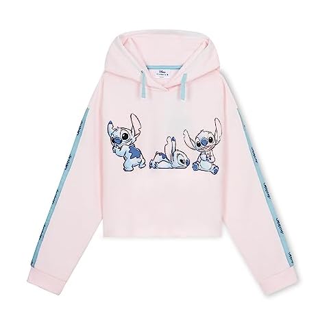 Disney Stitch Cropped Hoodie for Girls Cover