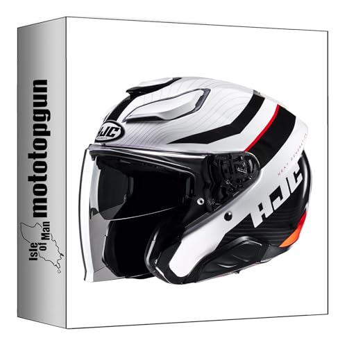 Casque jet HJC F31 Naby MC1 L avec écran solaire pour la ville