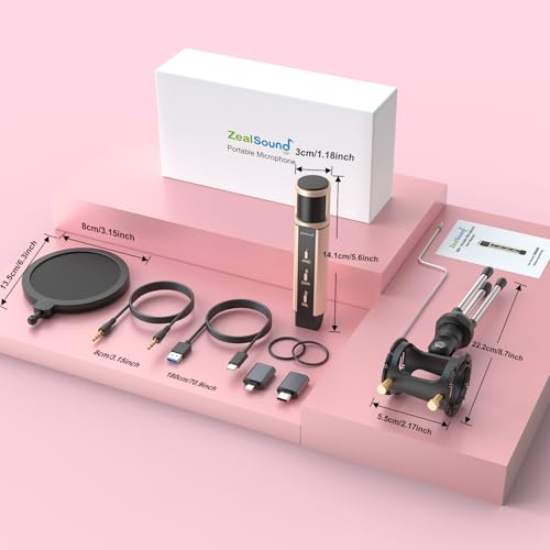 ZealSound コンデンサーマイク PC マイクセット k08ul-ww-jp の商品画像 5