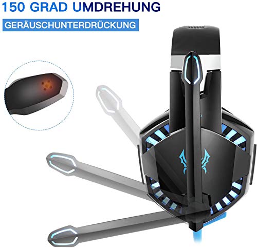 ROXTAK Cuffie Gaming PS4 con Microfono