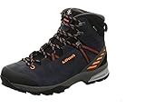 Lowa Herren ARCO/LEDRO GTX MID Trekking- & Wanderstiefel, Blau (Navy/Arancio 6910), 41 EU