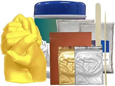 shenyan Holding Hands Family Casting 3D Kit for Adults/Children - ​DIY Handprint Kit Casting Kit - 3D Handprint Kit for Couples- Creative Gift Idea for Wedding, Mother's Day, Anniversary & Birthday